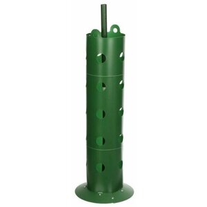 Клумба "Цветочная колонна", диаметр 17 см, высота70 см, зелёная
