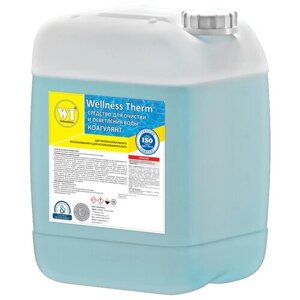 Коагулянт «Wellness Therm» Средство для очистки и осветления воды 5 литров