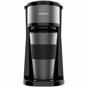 Кофемашина Cecotec с термосом, Coffee 66 Drop & Go, 700 Вт, емкость 420 мл, герметичный носик, постоянный фильтр или бумажный фильтр, функция автоматического отключения, контейнер с окном