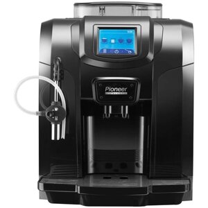Кофемашина Pioneer CMA016 со встроенной кофемолкой, профессиональной системой двойного бойлера, 5 уровней крепости кофе, 3 степени помола, 1250 Вт