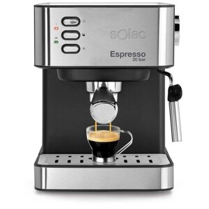 Кофемашина Solac CE4481 Espresso, серебристый/черный