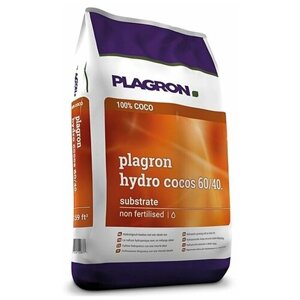 Кокосовый субстрат Plagron Hydro cocos 60/40 45л (60% Euro Pebbles, 40% Cocos Premium)