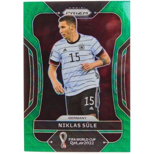 Коллекционная карточка Panini Prizm FIFA World Cup Qatar 2022 -115 Nikolas Sule - Green Wave S0257