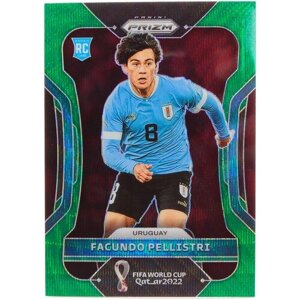 Коллекционная карточка Panini Prizm FIFA World Cup Qatar 2022 -275 Facundo Pellistri - Green Wave S0256