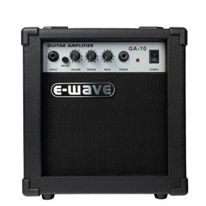 Комбоусилитель, усилитель звука для электрогитары транзисторный E-WAVE GA-10 1x5 10W