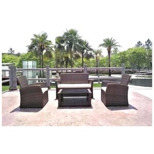 Комплект садовой мебели "Майами", RS31/RD31 коричневый