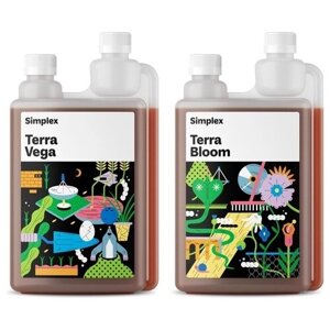 Комплект удобрений Simplex Terra Vega и Terra Bloom (по 0.5 л)