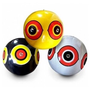 Комплект виниловых 3D шаров с глазами хищника