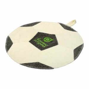 Коврик банный войлочный Футбольный мяч