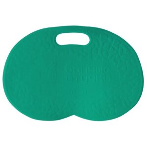 Коврик для бани и сауны "Банные штучки", цвет: зеленый, 42 см х 28 см