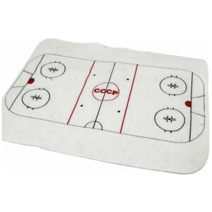 Коврик для бани и сауны с вышивкой «Хоккейное поле»