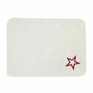 Коврик для бани с вышивкой «Звезда»
