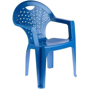 Кресло, 58,5 х 54 х 80 см, цвет синий 1346392 .