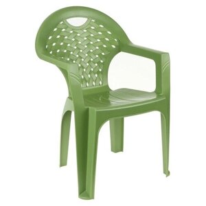 Кресло, 58,5 х 54 х 80 см, цвета микс (зелёный)