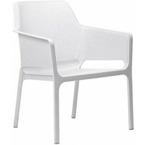 Кресло пластиковое ReeHouse Net белый
