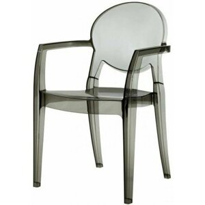 Кресло прозрачное ReeHouse Igloo Серый