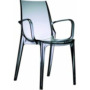 Кресло прозрачное ReeHouse Vanity Серый