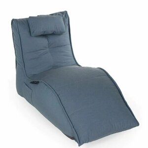 Кресло-шезлонг для дачи Avatar Sofa - Atlantic Denim (голубой, олефин) - садовая уличная мебель для террасы, веранды, беседки, балкона