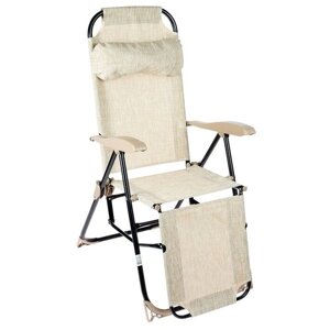 Кресло-шезлонг К3, 82 x 59 x 116 см, белый дым
