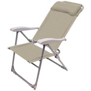 Кресло-шезлонг NIKA 2 К2/ПС нагрузка до 120 кг, песочный