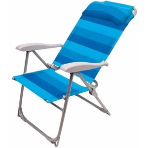 Кресло-шезлонг складное Nika, h сиденья 38 см, синее
