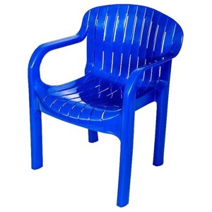 Кресло Стандарт Пластик Летнее №4 синий