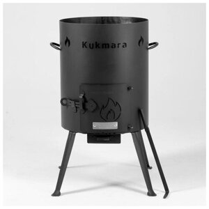 KUKMARA Печь под казан 20 л, толщина металла 2 мм, 39 х 41 х 39,5 см