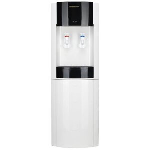 Кулер (диспенсер) для воды напольный с нагревом и электронным охлаждением ECOCENTER G-F89EC с шкафчиком, белый