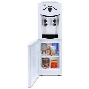 Кулер для воды с холодильником Ecotronic K21-LF, нагрев и охлаждение,500/120 Вт, бело-чёрный