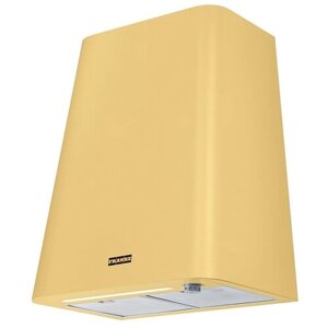 Купольная вытяжка FRANKE Smart Deco FSMD 508 YL, цвет корпуса желтый, цвет окантовки/панели белый