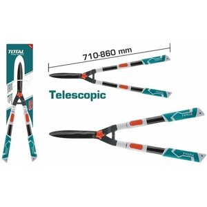 Кусторез с телескопическими рукоятками 710-860mm TOTAL
