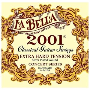 LA BELLA 2001 Extra Hard - нейлон/обм. серебро