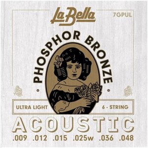 LA BELLA 7 GPUL - Струны для акустической гитары