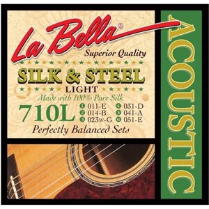 La Bella 710L Light Струны для акустической гитары