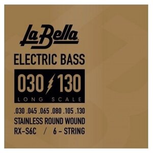 LA BELLA RX-S6c струны для бас-гитары