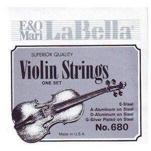 LaBella 680 - комплект струн для скрипки размером 4/4, металл