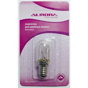 Лампочка для бытовой швейной машины AURORA винтовая, 22*56мм, 1шт