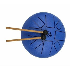 Лепестковый синий барабан, Глюкофон Ударный музыкальный инструмент, металлофон 25х17см, металл
