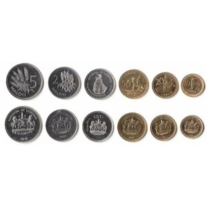 Лесото Набор из 6 монет 1998 - 2018 г.