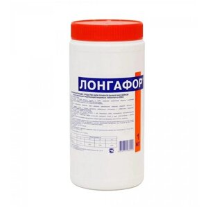 Лонгафор-20 г, 1 кг ведро, медленно растворимые таблетки для непрерывной хлорной дезинфекции воды
