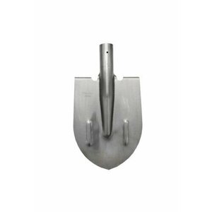 Лопата штыковая без черенка прямоугольная ЛКП с ребрами жесткости рельсовая сталь 38х21х4мм, 6 шт.