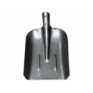 Лопата совковая без черенка (К2) серый лак, усиленная двумя ребрами жесткости "рельсовая сталь"