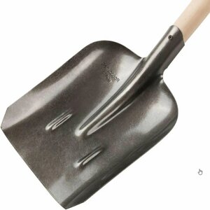 Лопата совковая рельсовая сталь с черенком для садовых и строительных работ