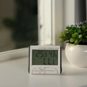 Luazon Home Термометр Luazon LTR-15, электронный, 2 датчика температуры, датчик влажности, белый