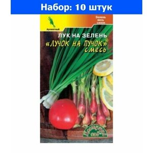 Лук на зелень Лучок на Пучок 0,3г Ср (Цвет сад) - 10 пачек семян