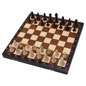 Madon Шахматы Магнитные, 28 коричневый игровая доска в комплекте