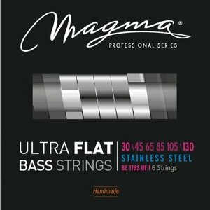 Magma Strings BE176SUF - Струны с плоской обмоткой для 6-струнной бас-гитары 30-130, обмотка плоская, нержавеющая сталь