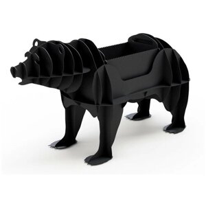 Мангал разборный "Медведь на лапах", из стали толщиной 3 мм в термостойкой покраске
