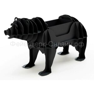 Мангал Завод "Палитра" Медведь на лапах 3D, ST3, 3 мм