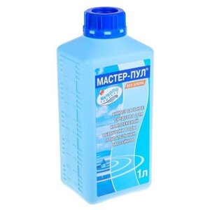 Маркопул Кемиклс Бесхлорное средство для очистки воды в бассейне "Мастер-пул", универсальное, 1 л